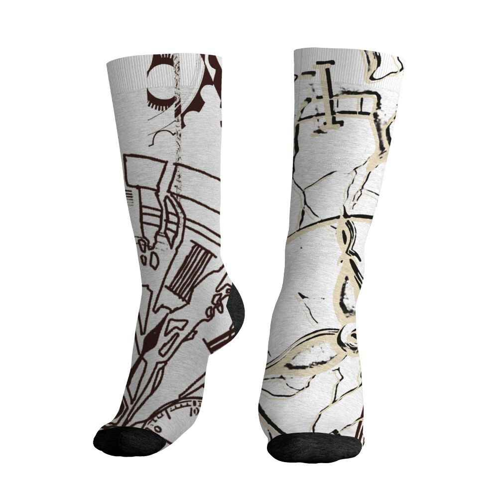 Black-Collective-5s-NastyJamz-Socks-Match-Pattern-Broken-Time-3D-All-Over-Print