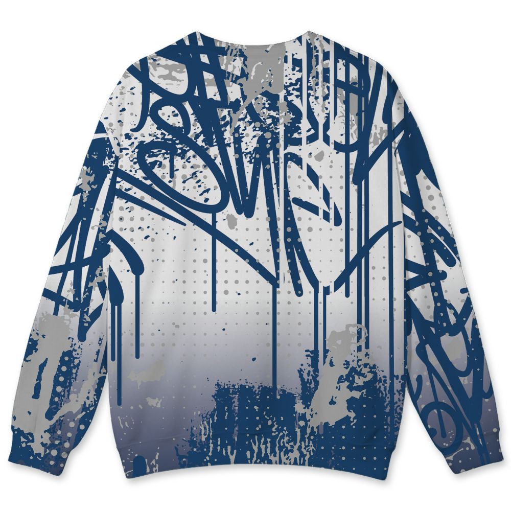 French-Blue-12s-NastyJamz-Sweatshirt-Match-Its-The-Kicks-All-Over-Print
