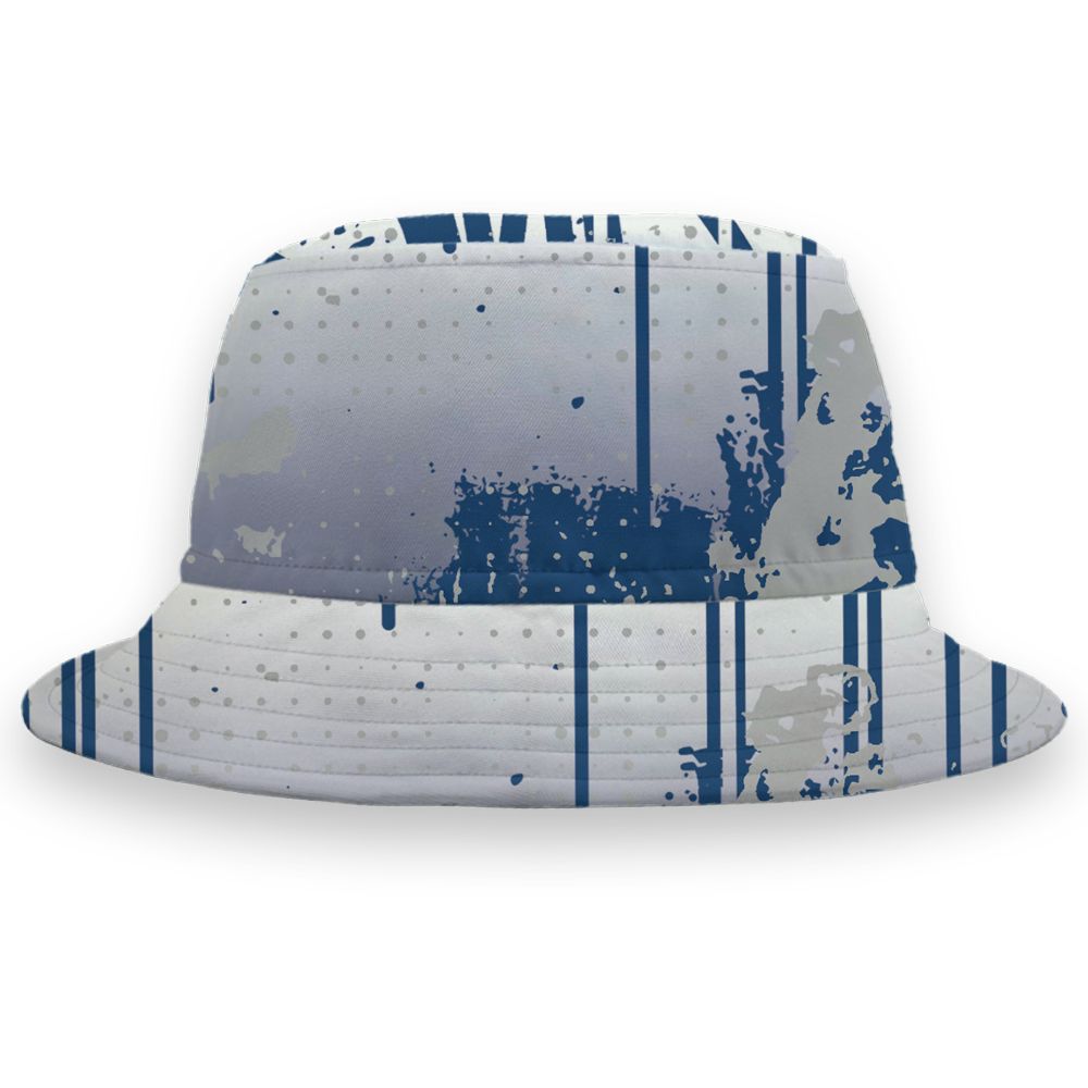 French-Blue-12s-NastyJamz-Bucket-Hat-Match-Its-The-Kicks-All-Over-Print