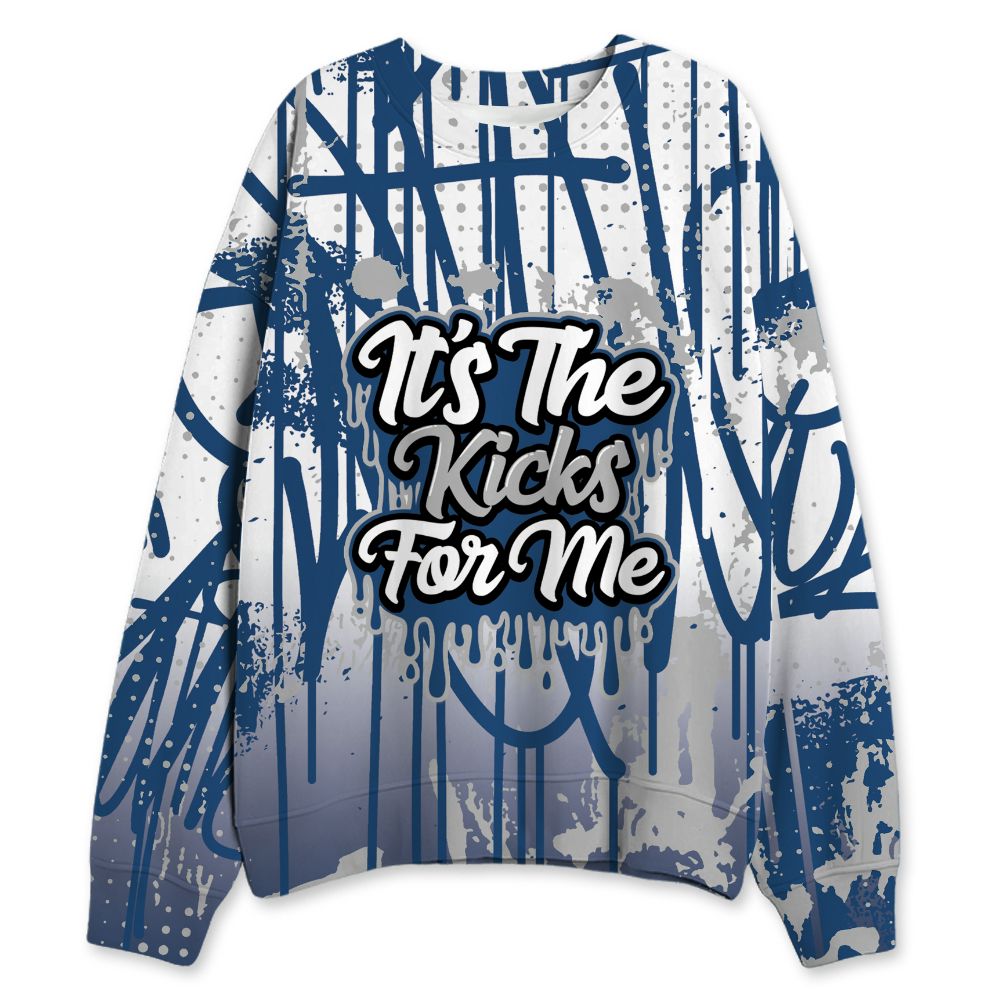 French-Blue-12s-NastyJamz-Sweatshirt-Match-Its-The-Kicks-All-Over-Print