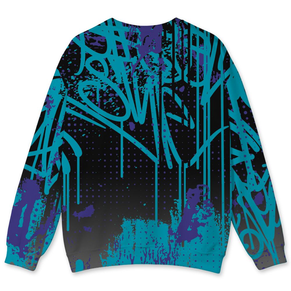 Aqua-8s-NastyJamz-Sweatshirt-Match-Its-The-Kicks-3D-All-Over-Print
