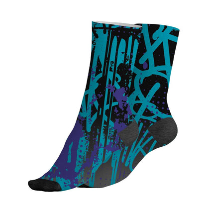 Aqua-8s-NastyJamz-Socks-Match-Its-The-Kicks-3D-All-Over-Print