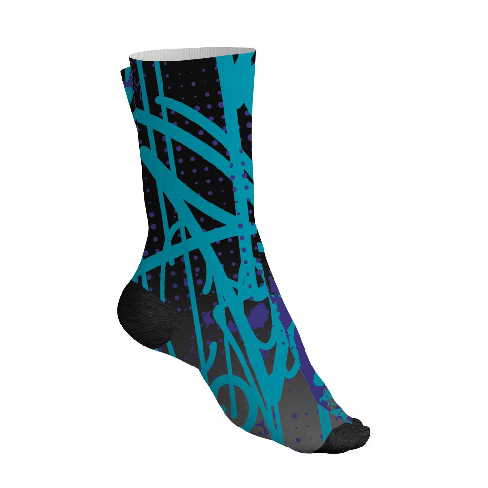 Aqua-8s-NastyJamz-Socks-Match-Its-The-Kicks-3D-All-Over-Print