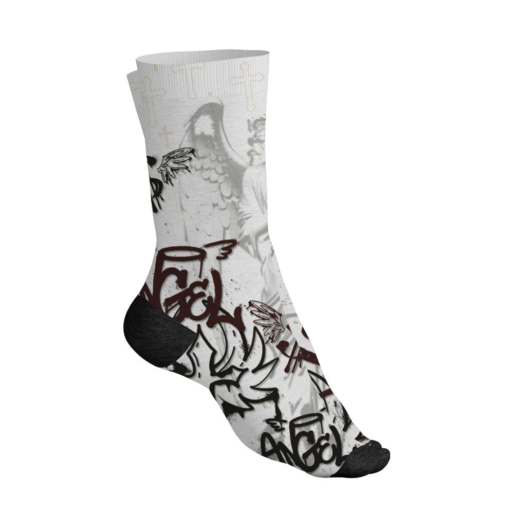 Black-Collective-5s-NastyJamz-Socks-Match-Pattern-Angel-3D-All-Over-Print