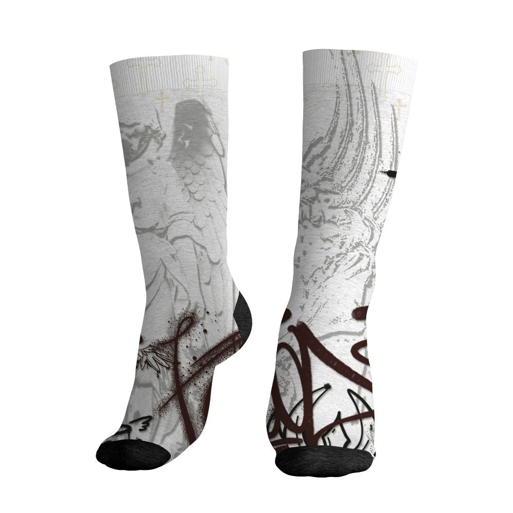 Black-Collective-5s-NastyJamz-Socks-Match-Pattern-Angel-3D-All-Over-Print