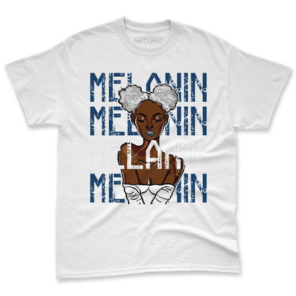 French-Blue-12s-NastyJamz-Premium-T-Shirt-Match-Melanin-Girl