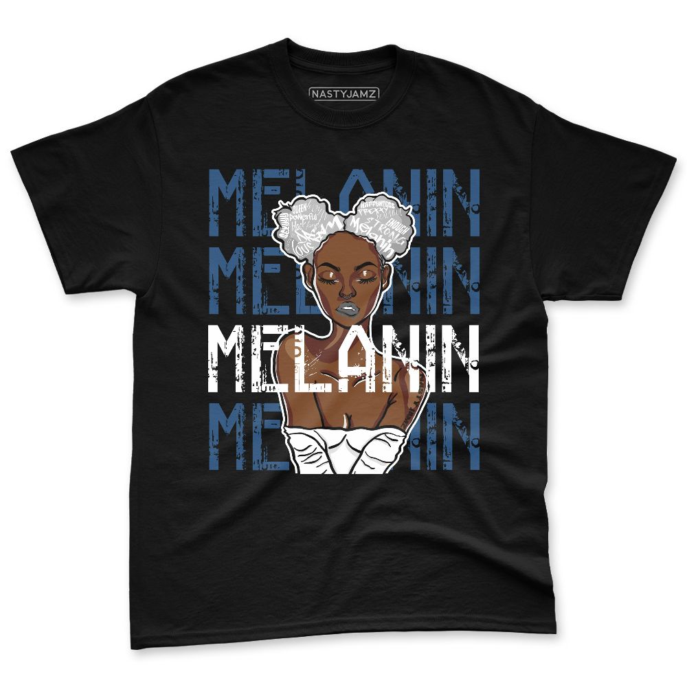 French-Blue-12s-NastyJamz-Premium-T-Shirt-Match-Melanin-Girl