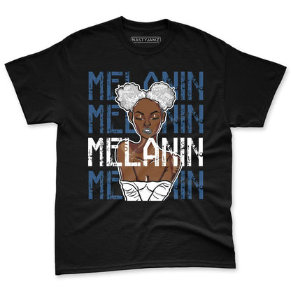 French-Blue-12s-NastyJamz-Premium-T-Shirt-Match-Melanin-Girl
