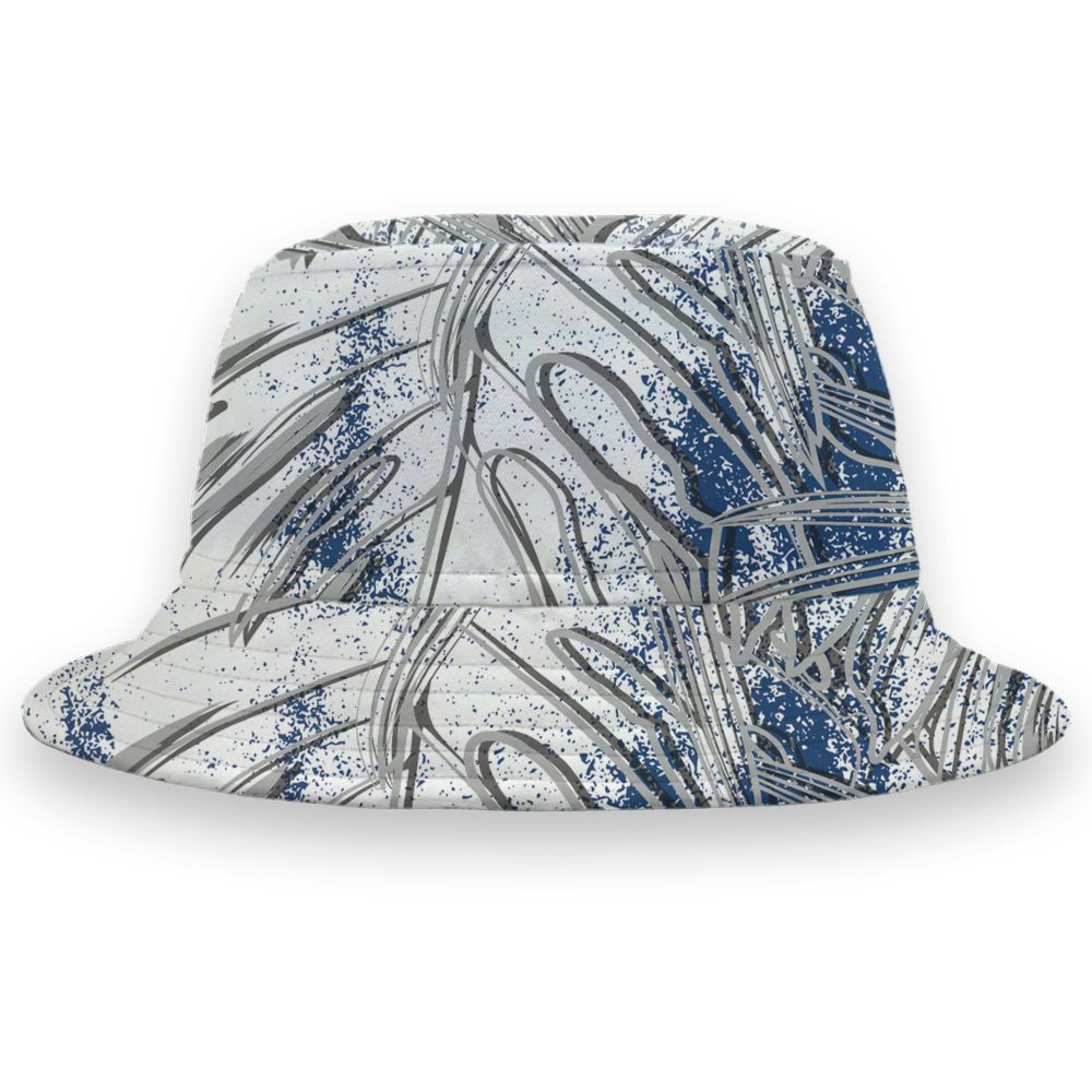 French-Blue-12s-NastyJamz-Bucket-Hat-Match-Urban-Tropic-All-Over-Print
