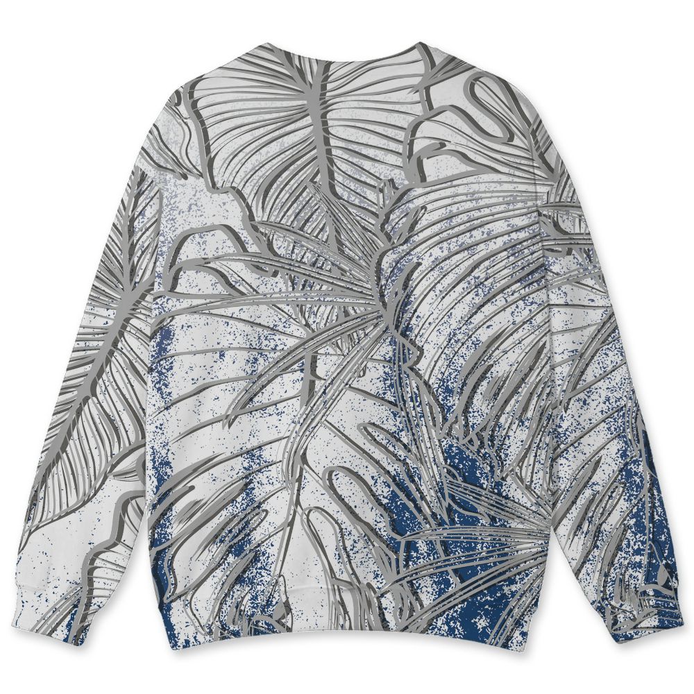 French-Blue-12s-NastyJamz-Sweatshirt-Match-Urban-Tropic-All-Over-Print