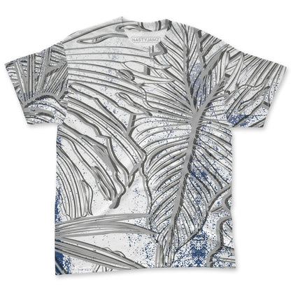French-Blue-12s-NastyJamz-T-Shirt-Match-Urban-Tropic-All-Over-Print