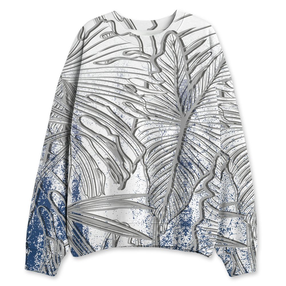 French-Blue-12s-NastyJamz-Sweatshirt-Match-Urban-Tropic-All-Over-Print