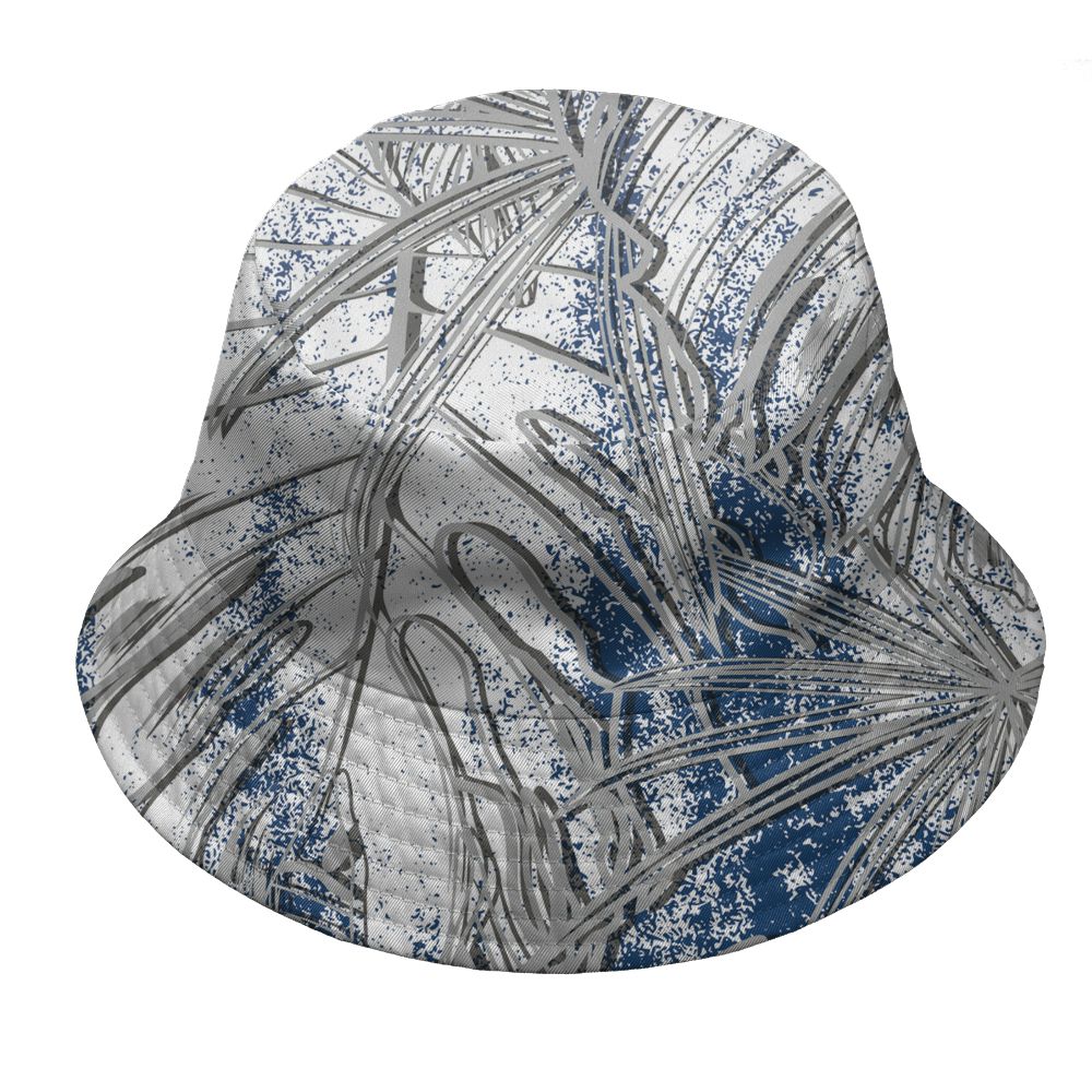 French-Blue-12s-NastyJamz-Bucket-Hat-Match-Urban-Tropic-All-Over-Print