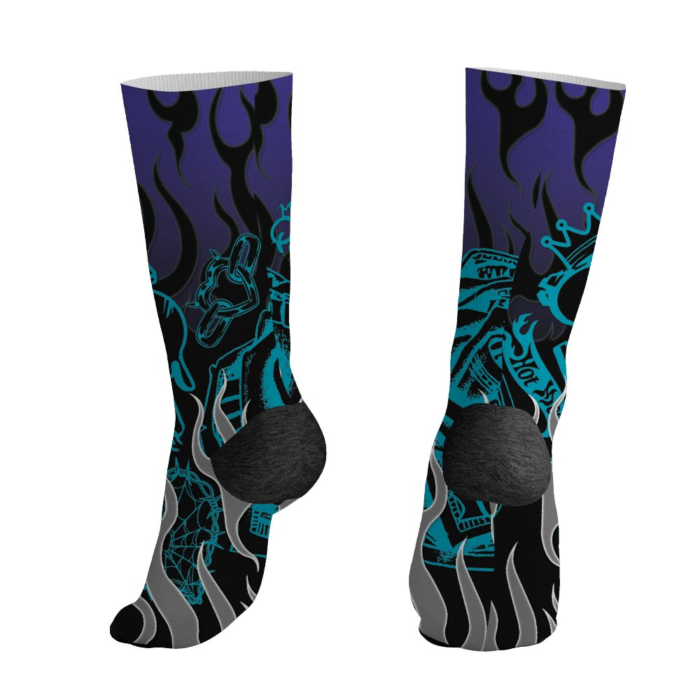 Aqua-8s-NastyJamz-Socks-Match-Sassy-Classy-3D-All-Over-Print