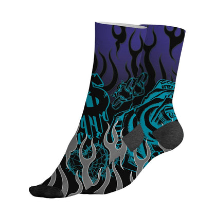 Aqua-8s-NastyJamz-Socks-Match-Sassy-Classy-3D-All-Over-Print