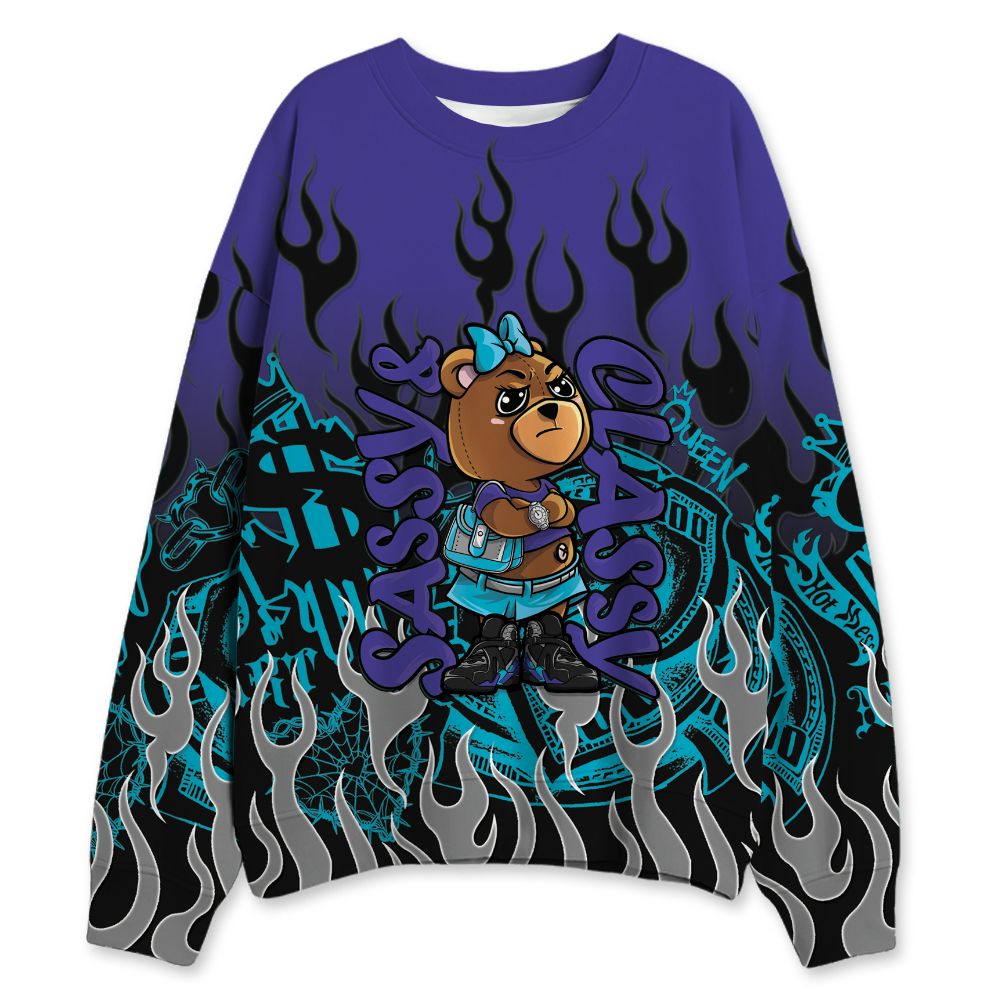 Aqua-8s-NastyJamz-Sweatshirt-Match-Sassy-Classy-3D-All-Over-Print