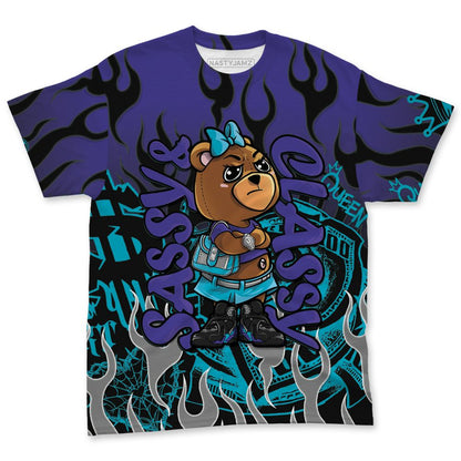 Aqua-8s-NastyJamz-T-Shirt-Match-Sassy-Classy-3D-All-Over-Print