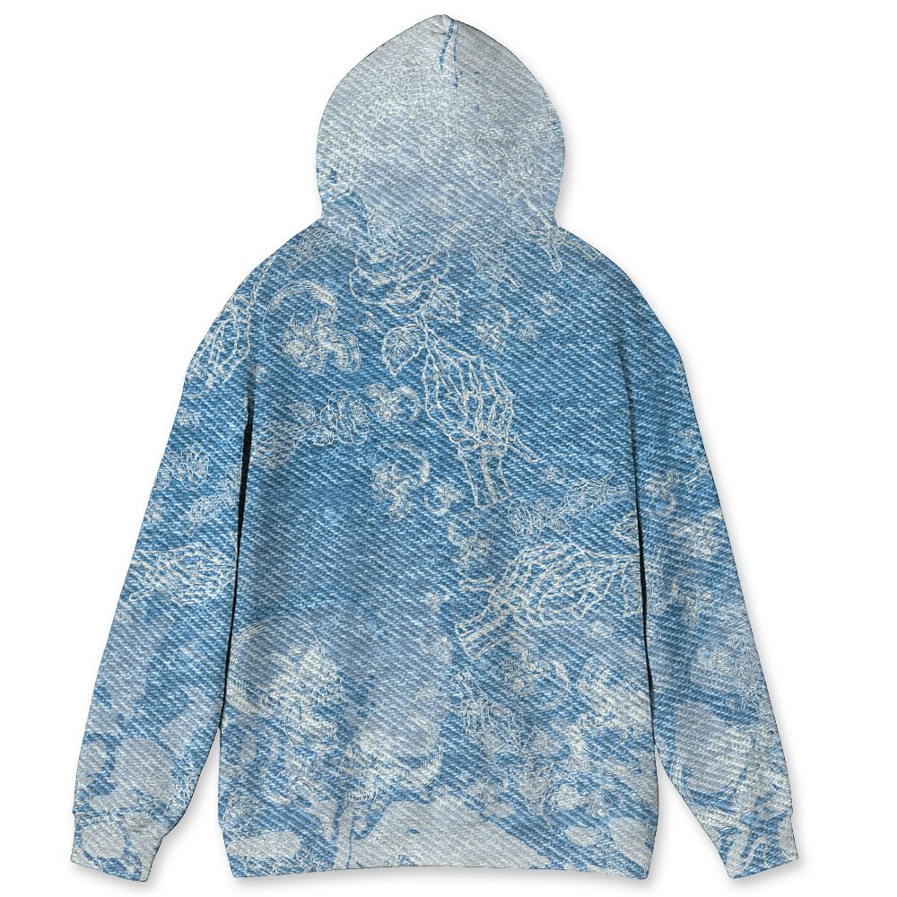 Denim-Worn-Blue-4s-NastyJamz-Hoodie-Match-Skulls-Pattern-3D-All-Over-Print