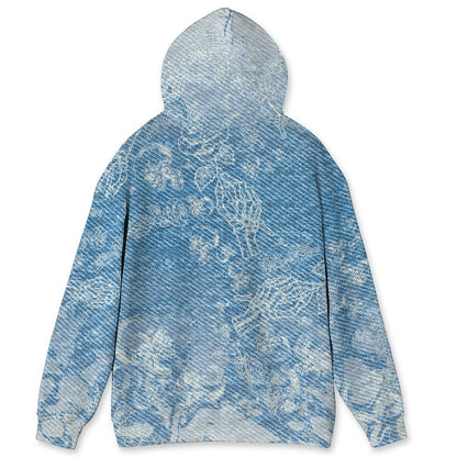 Denim-Worn-Blue-4s-NastyJamz-Hoodie-Match-Skulls-Pattern-3D-All-Over-Print