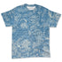 Denim-Worn-Blue-4s-NastyJamz-T-Shirt-Match-Skulls-Pattern-3D-All-Over-Print