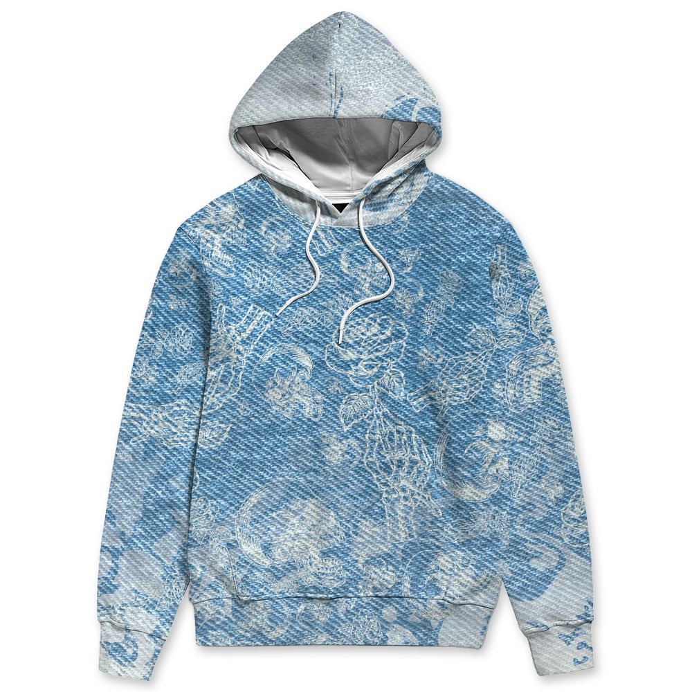 Denim-Worn-Blue-4s-NastyJamz-Hoodie-Match-Skulls-Pattern-3D-All-Over-Print