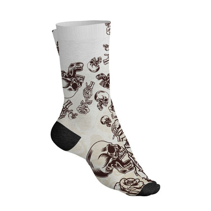 Black-Collective-5s-NastyJamz-Socks-Match-Skulls-Pattern-3D-All-Over-Print