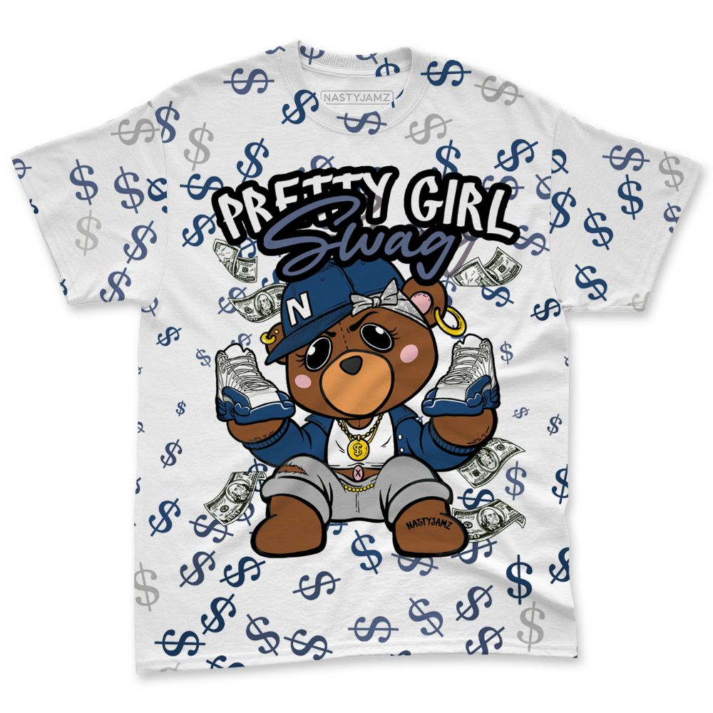 French-Blue-12s-NastyJamz-T-Shirt-Match-Pretty-Bernie-All-Over-Print