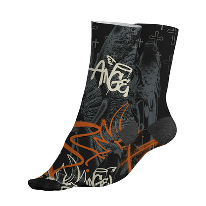 AJ 1 Shattered Backboard.NastyJamz Socks Match.Pattern Angel 3D