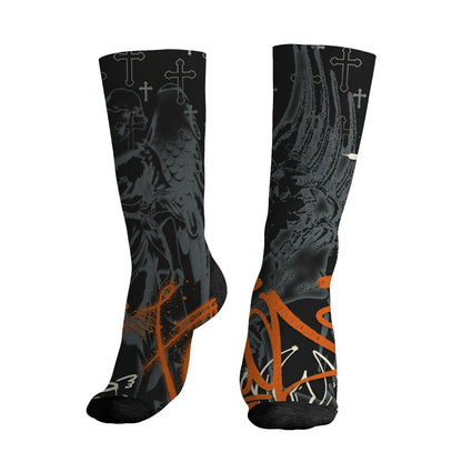 AJ 1 Shattered Backboard.NastyJamz Socks Match.Pattern Angel 3D