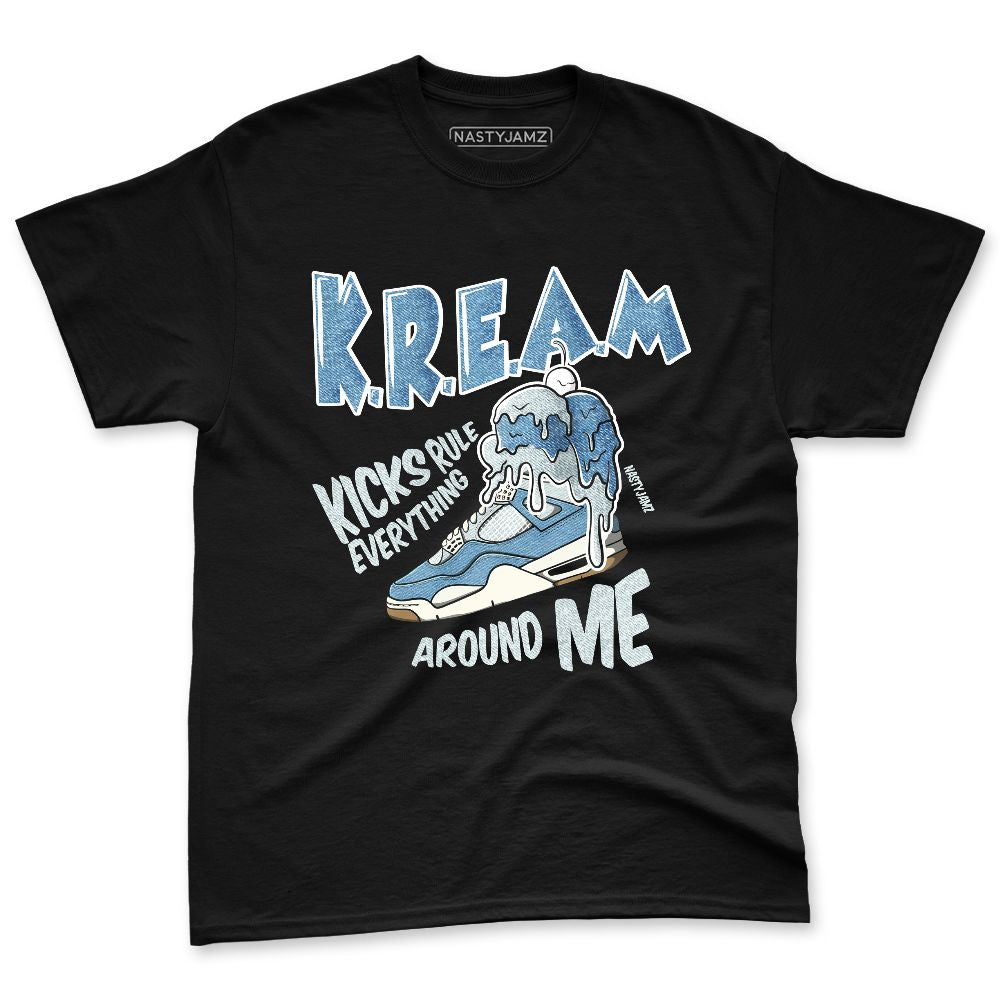 Denim-Worn-Blue-4s-NastyJamz-Premium-T-Shirt-Match-Kream-Sneaker