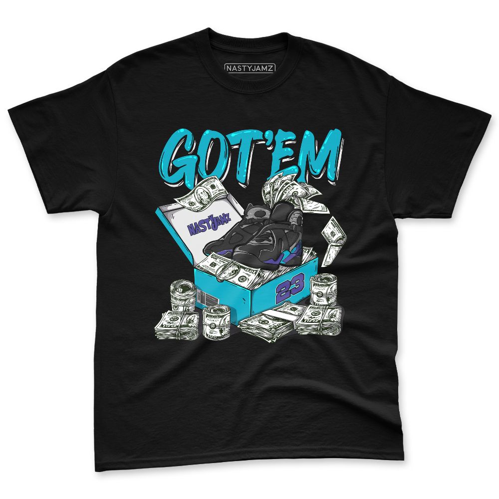 Aqua-8s-NastyJamz-Premium-T-Shirt-Match-Dollar-Sneaker-Box
