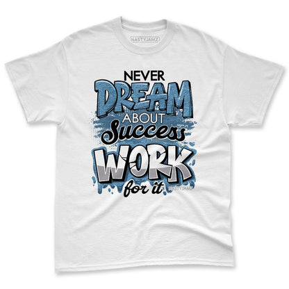 Denim-Worn-Blue-4s-NastyJamz-Premium-T-Shirt-Match-Work-For-Dream