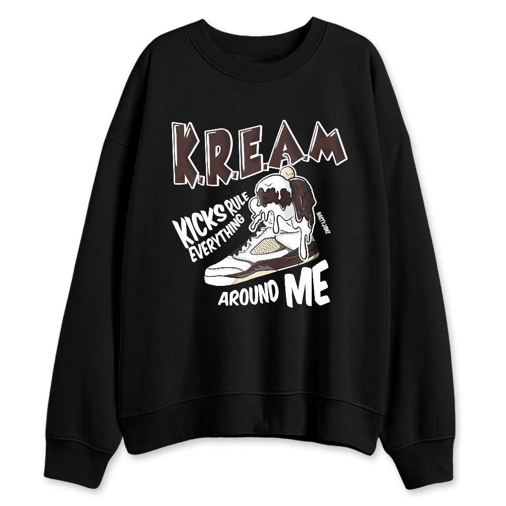 Black-Collective-5s-NastyJamz-Sweatshirt-Match-Match-Kream-Sneaker