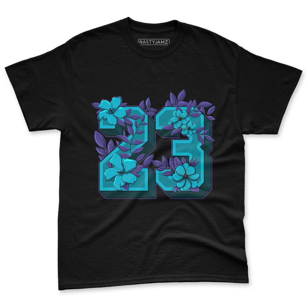 Aqua-8s-NastyJamz-Premium-T-Shirt-Match-23-Floral
