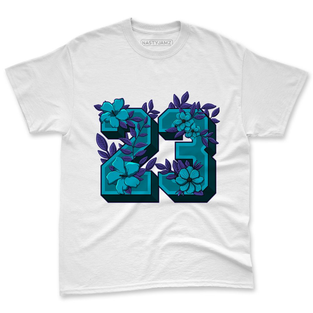 Aqua-8s-NastyJamz-Premium-T-Shirt-Match-23-Floral