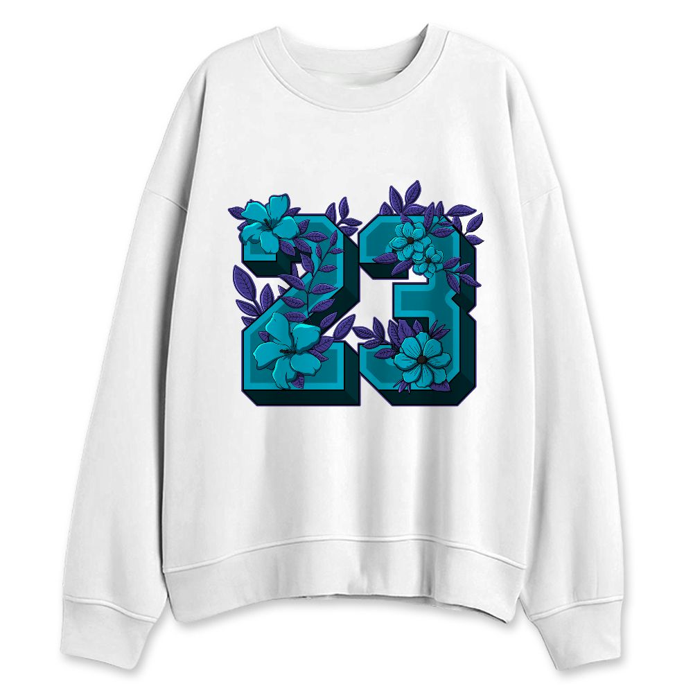 Aqua-8s-NastyJamz-Sweatshirt-Match-Sweatshirt-Match-23-Floral