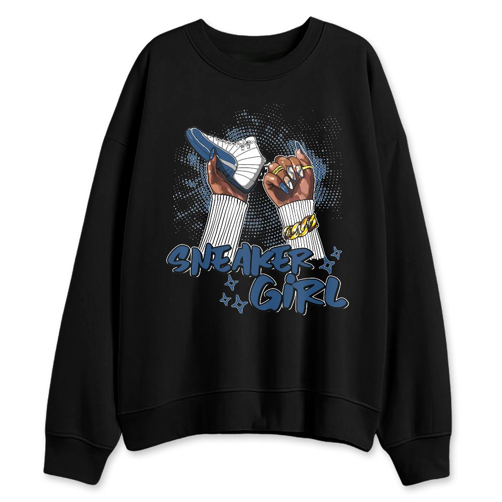 French-Blue-12s-NastyJamz-Sweatshirt-Match-Sneaker-Girl-Nail