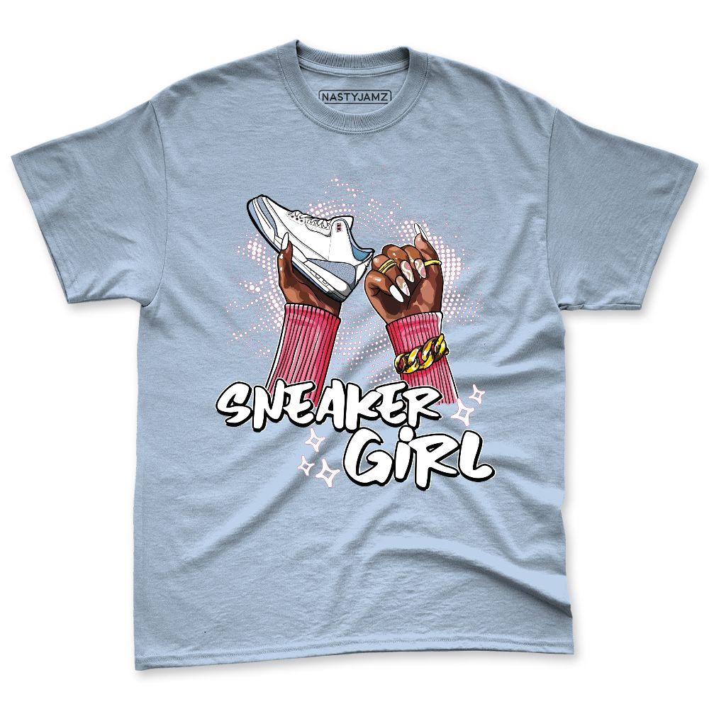 Cobalt-Bliss-3s-NastyJamz-Premium-T-Shirt-Match-Sneaker-Girl-Nail