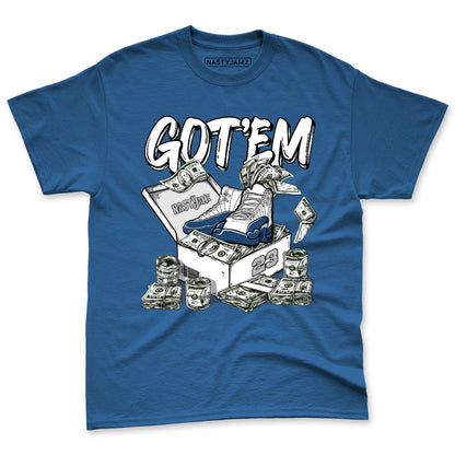 French-Blue-12s-NastyJamz-Premium-T-Shirt-Match-Dollar-Sneaker-Box