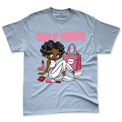 Cobalt-Bliss-3s-NastyJamz-Premium-T-Shirt-Match-Sneaker-Girl-Selfmade