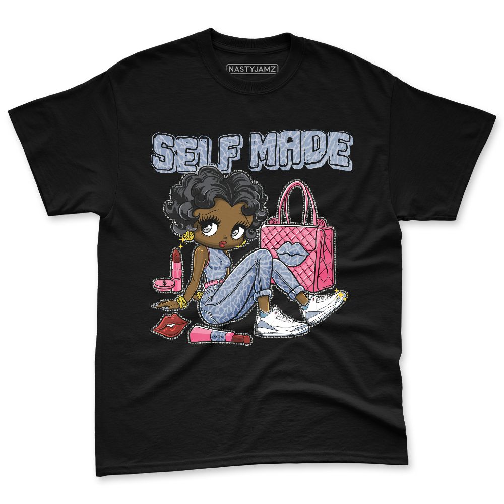 Cobalt-Bliss-3s-NastyJamz-Premium-T-Shirt-Match-Sneaker-Girl-Selfmade