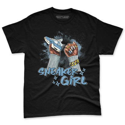 Denim-Worn-Blue-4s-NastyJamz-Premium-T-Shirt-Match-Sneaker-Girl-Nail