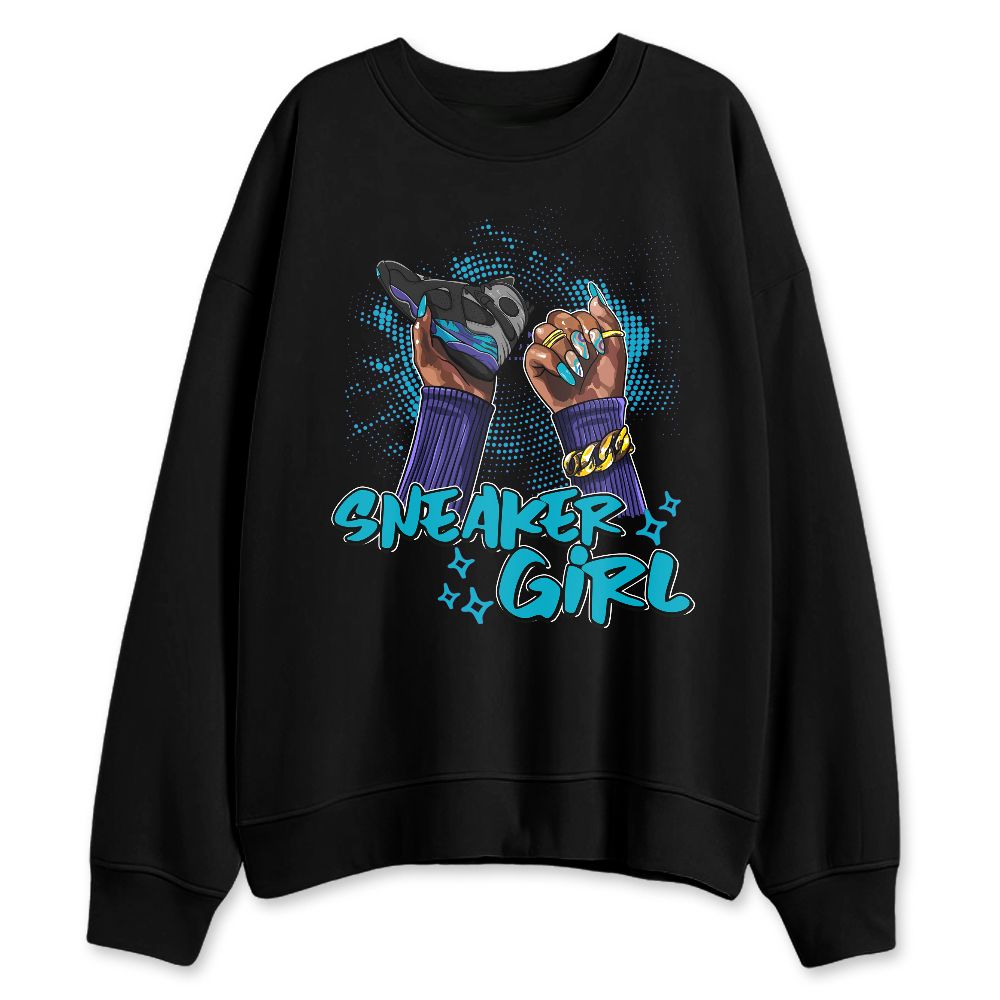 Aqua-8s-NastyJamz-Sweatshirt-Match-Sneaker-Girl-Nail