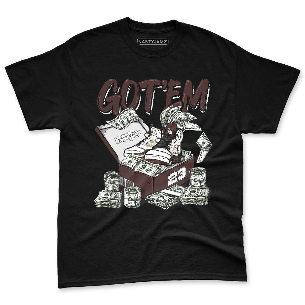 Black-Collective-5s-NastyJamz-Premium-T-Shirt-Match-Dollar-Sneaker-Box