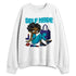 Aqua-8s-NastyJamz-Sweatshirt-Match-Sneaker-Girl-Selfmade