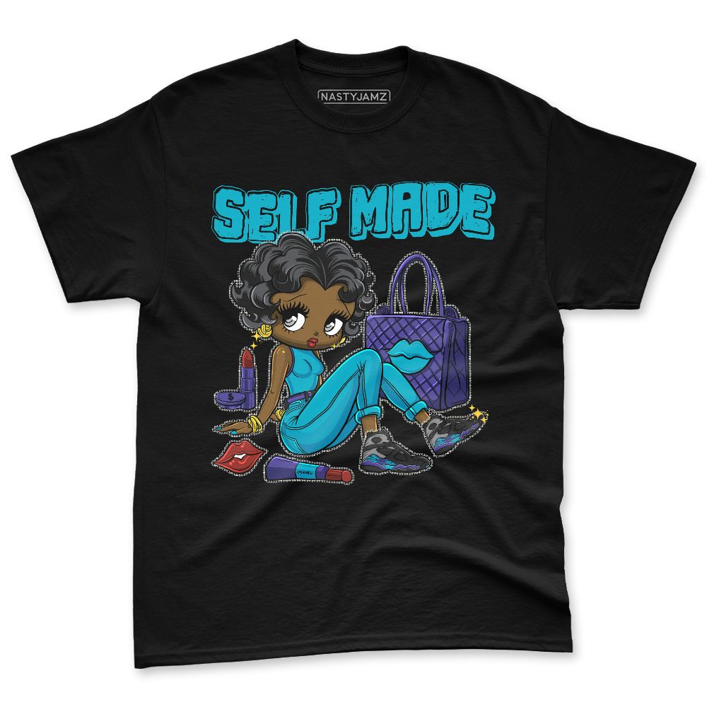 Aqua-8s-NastyJamz-Premium-T-Shirt-Match-Sneaker-Girl-Selfmade