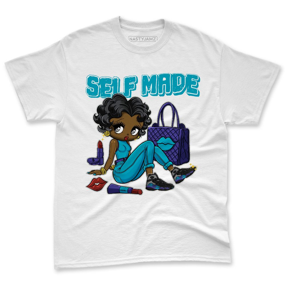 Aqua-8s-NastyJamz-Premium-T-Shirt-Match-Sneaker-Girl-Selfmade