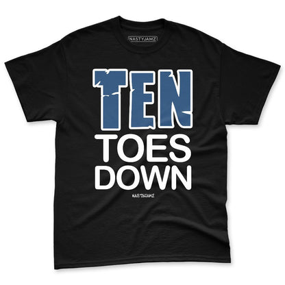 French-Blue-12s-NastyJamz-Premium-T-Shirt-Match-Ten-Toes-Down-Minimal