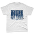 French-Blue-12s-NastyJamz-Premium-T-Shirt-Match-Ride-Or-Die-Minimal