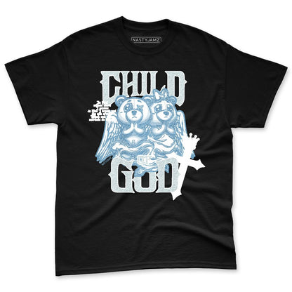 Denim-Worn-Blue-4s-NastyJamz-Premium-T-Shirt-Match-Child-Of-God-BER